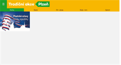 Desktop Screenshot of akce.plzen.eu