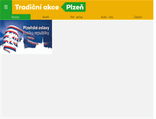 Tablet Screenshot of akce.plzen.eu